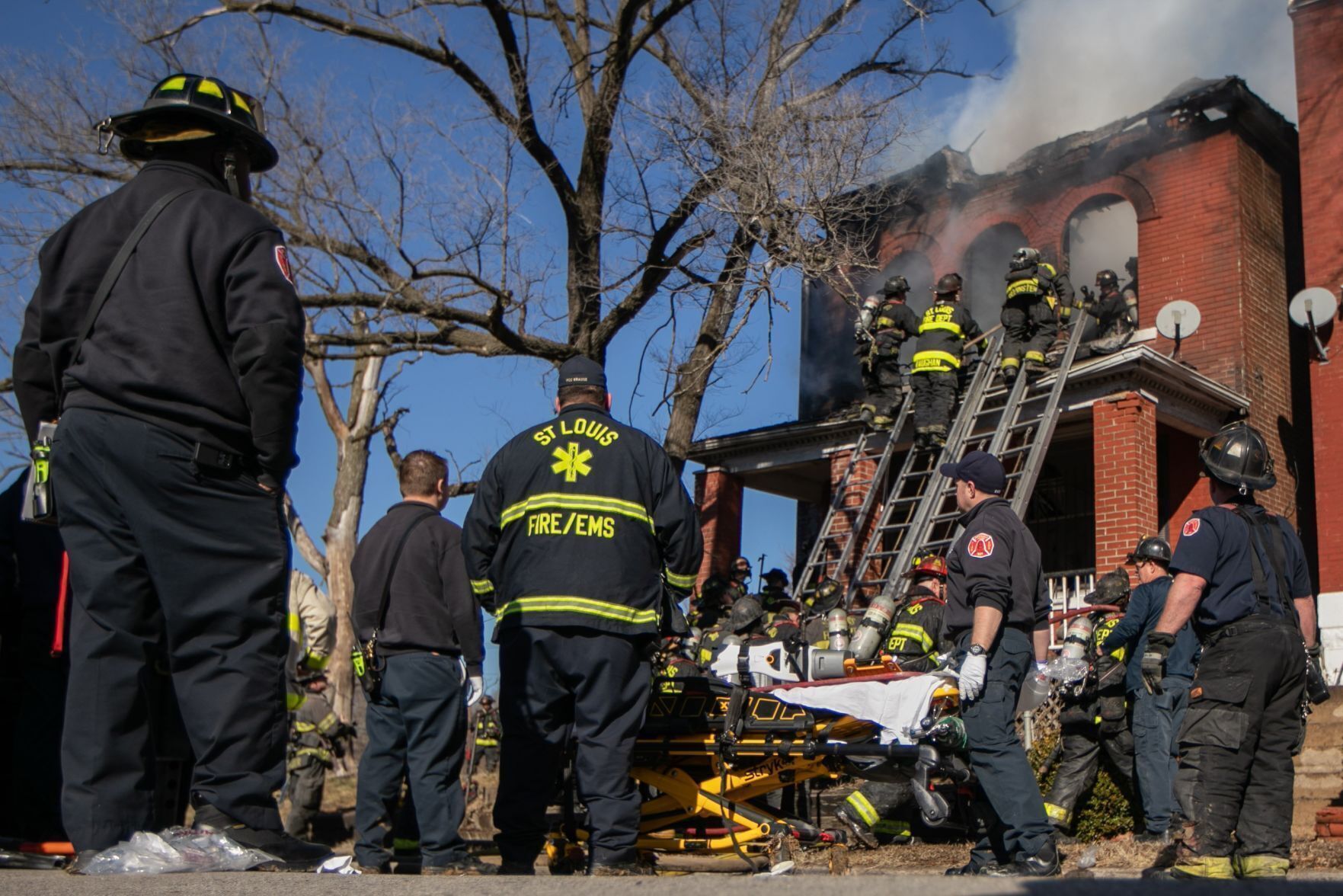 Firefighters fight blaze in Wells-Goodfellow